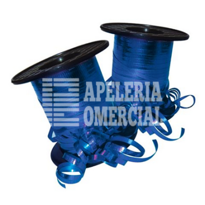 MERCERIA LISTON CURLING METALICO C. AZUL